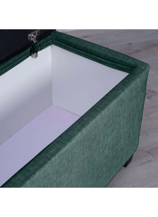 Pan Home Emirates Gigastorage Bench-Chanel~Olive Green  - Image 1