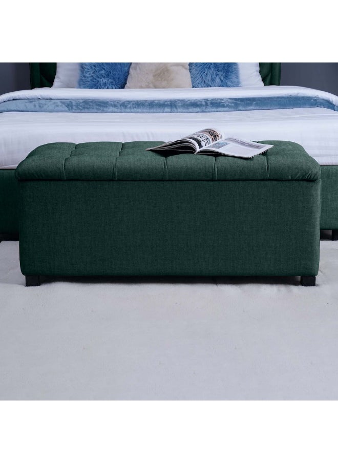 Pan Home Emirates Gigastorage Bench-Chanel~Olive Green  - Image 4