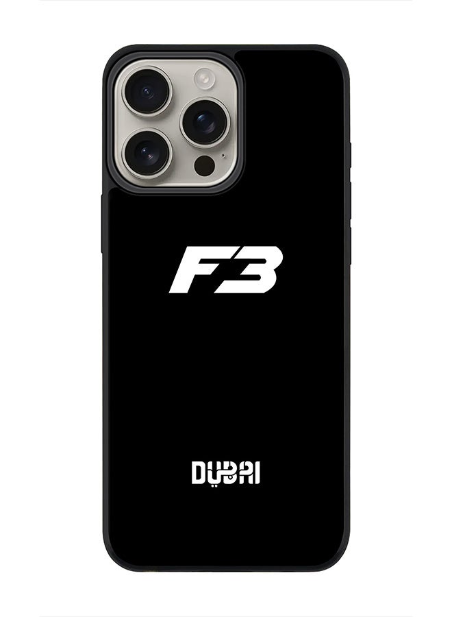Stylizedd For iPhone 16 Pro Max Case [Compatible with MagSafe] Slim Magnetic cover Phone Case iPhone 16 Pro Max - Faz3 Dubai Black - Image 1