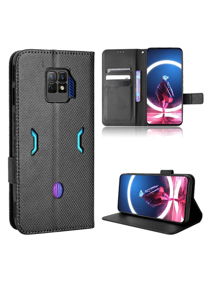 The Bros Case For ZTE Nubia Red Magic 7S Pro Diamond Texture Leather Phone Case