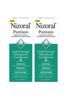 Nizoral Psoriasis Shampoo & Conditioner Twinpack, 2 Count  - Image 1