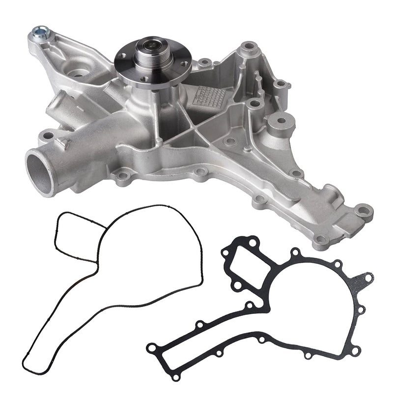 طقم مضخة مياه TUCAREST AW9379 مع حشوة و2 وصلات خرطوم تناسب 0408 كرايسلر كروسفاير مرسيدس بنز C240 C320 CL500 CL500 CLK320 CLK430 CLK500 E320 E500 G500 ML320 ML350 S430 S500 SLK320