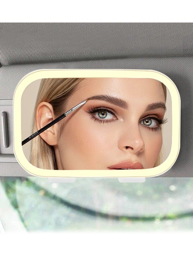 Car Cosmetic Mirror, Rechargeable Travel Makeup Vanity Mirror, Women's Travel Essentials - Image 1