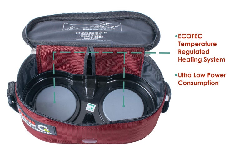 Ecoline Q4, Electric Lunch Box,Capacity 1400ml (Maroon) - Image 5