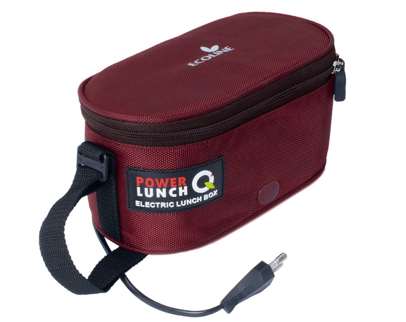 Ecoline Q4, Electric Lunch Box,Capacity 1400ml (Maroon) - Image 1