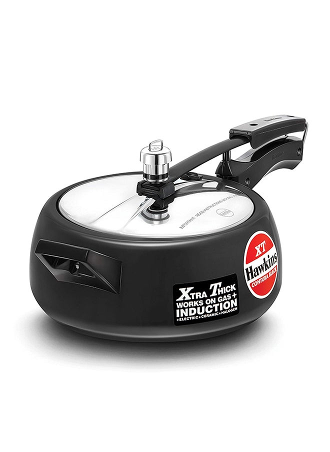 Hawkins - 3.5Liters Contura Black XT Pressure Cooker, Hard Anodised Inner Lid Cooker, Induction Cooker, Handi Cooker (CXT35) Black - Image 1