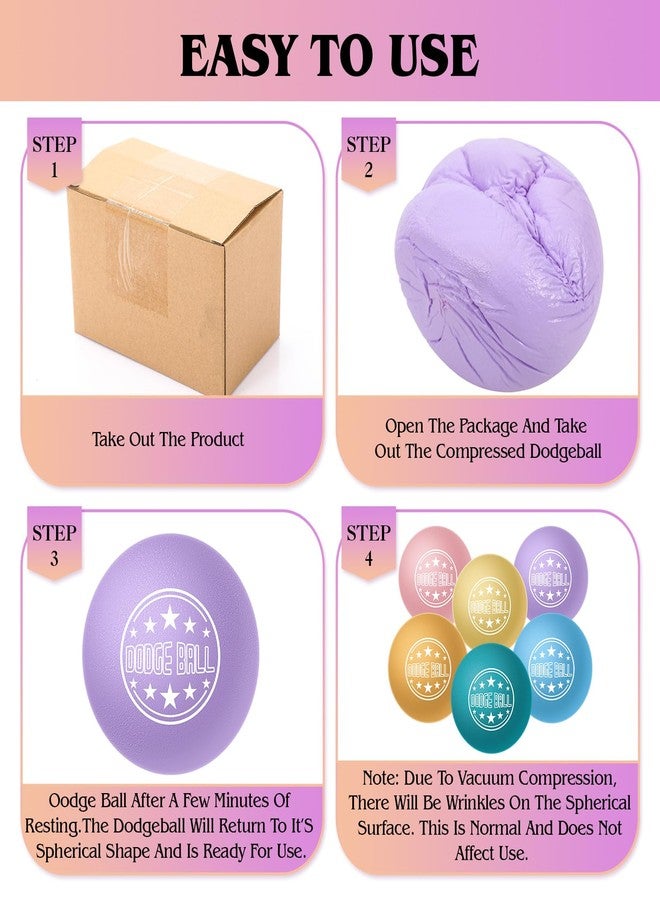 Jerify 12 Pcs Foam Dodgeball Set 5 Inch Soft Skin Playground Dodgeballs Bulk, Low Density Foam for Non Sting Dodgeball Sports Equipment for Kids and Adults (Bright) - Image 4