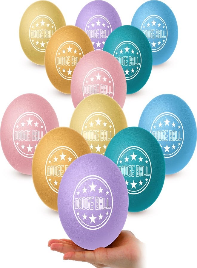 Jerify 12 Pcs Foam Dodgeball Set 5 Inch Soft Skin Playground Dodgeballs Bulk, Low Density Foam for Non Sting Dodgeball Sports Equipment for Kids and Adults (Bright) - Image 1