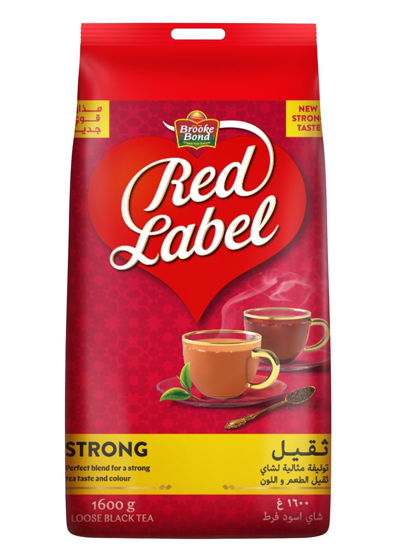 Brooke Bond Red Label Black Loose Tea 1600g - Image 1