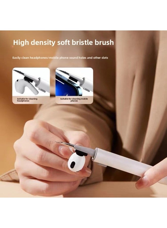 Direct Explosions Second Generation Bluetooth Headset Cleaning Pen Multi-function Cleaning Headset Mobile Phone Computer-Color:Black (pearl Bag) - Image 3