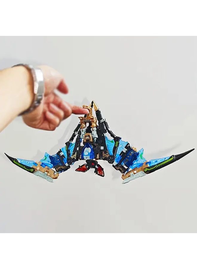 Bat Robot Toy 1 Set With 3 Modes Transformable Mecha And Transparent Storage Box - Image 3