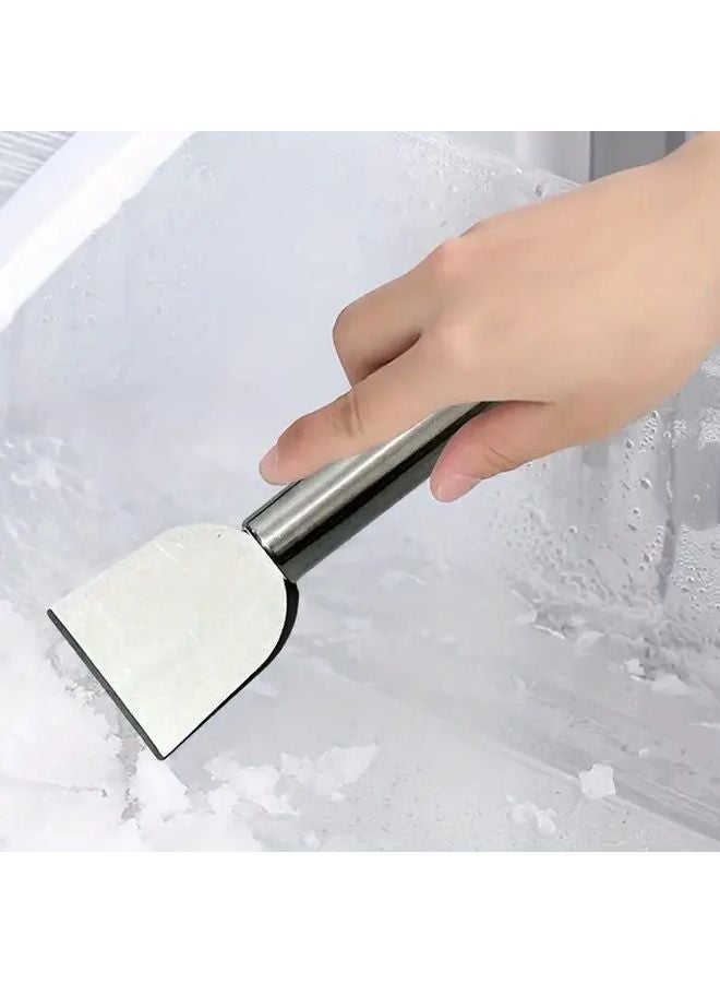 Heavy Duty Stainless Steel Scraper And Ice Spatula 6.5 Inch Defrost Tool - Image 2