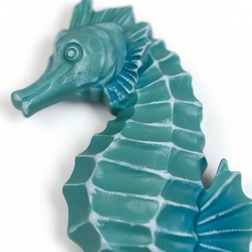 AIM & GGKK 3D Art Ocean Beach Wall Decor Coastal Decorations Sets with Starfish, Seahorse,Conch for Bedroom Bathroom Livingroom Beach House - Image 4