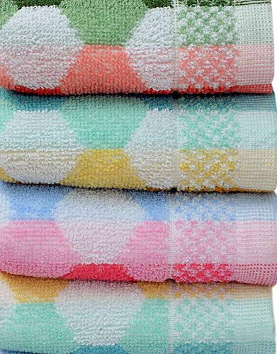 HSR Collection Premium Cotton Hand Towel Set of 12 Pieces - 120 GSM, Multicolor - Image 2