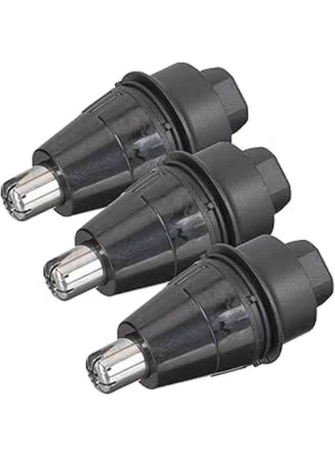 3Pcs Waterproof Nose Hair Trimmer Replacement Heads Blades for Men Travel Daily Grooming - Image 1