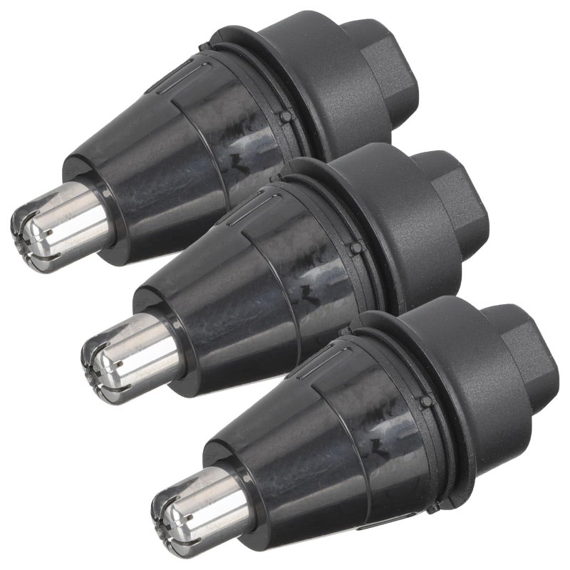 3Pcs Waterproof Nose Hair Trimmer Replacement Heads Blades for Men Travel Daily Grooming - Image 2