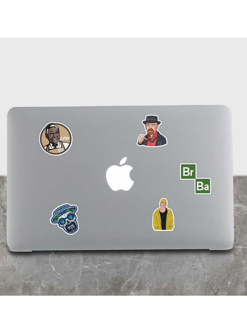 50-Pcs Breaking Bad Stickers Cool Waterproof Vinyl Stickers For Laptop Phone And Computer - Image 3