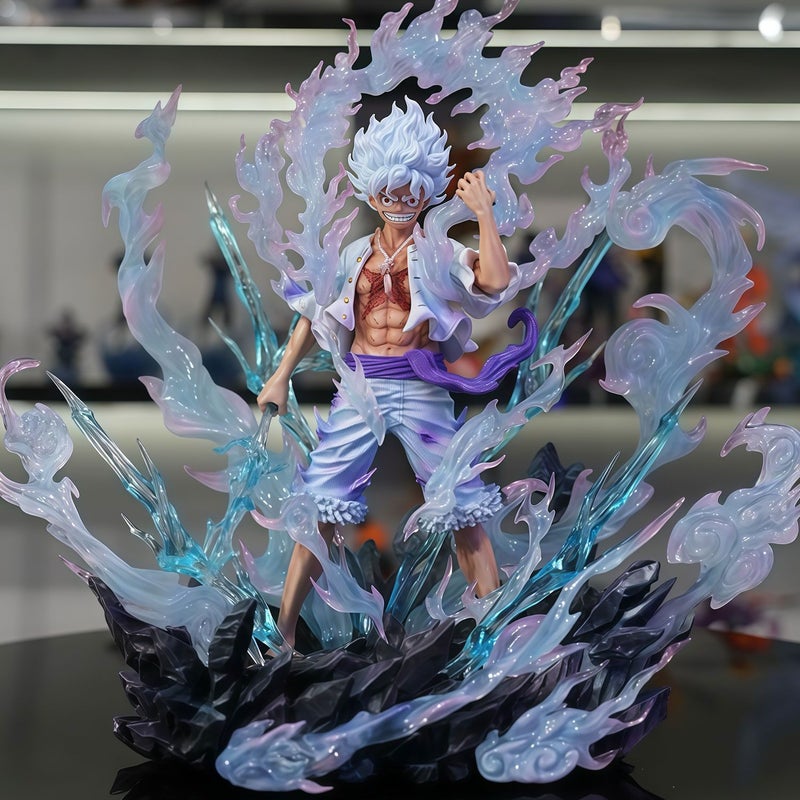 One Piece Luffy Gear 5 Figure - JT Burst Statue Model - Image 3