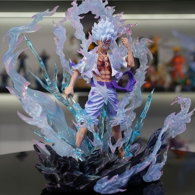 One Piece Luffy Gear 5 Figure - JT Burst Statue Model - Image 4