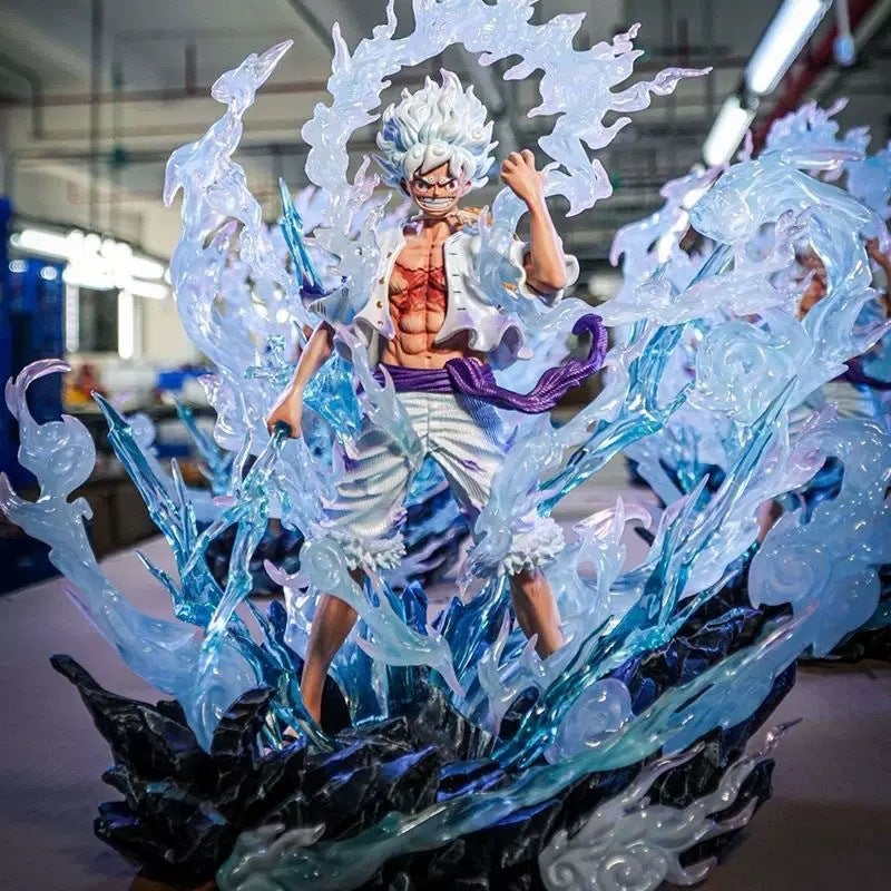 One Piece Luffy Gear 5 Figure - JT Burst Statue Model - Image 1