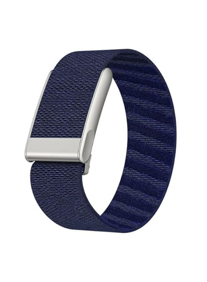Loop Premium Screenless Fitness Tracker & Smart Health Band with 24/7 Continuous Heart Rate, SpO2, Sleep Tracker & Real ,Navy Blue - Image 1