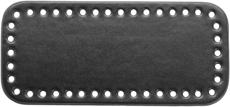klarako DIY Knitting Crochet Pu Leather Bag Bottom Shaper Bag Base Handbag Purse Base Shaper Purse Making Supplies Black - Image 1