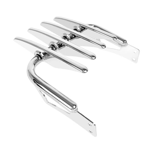 Fjpacemt DWJ-LR-1622CH Custom Chrome Luggage Rack Luggage Support Shelf (Width 11.8")(Can't fit with Others) - Image 1