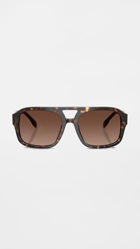 Tory Burch Women's Miller Pilot Sunglasses, Dark Tortoise, One Size - Image 2