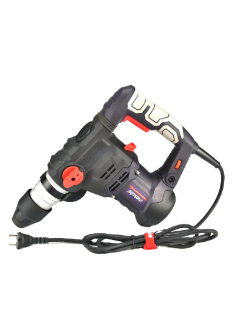 makute Heavy Duty Electric Hammer Drill, 1500W, 7.2J Impact Energy, 32mm & 30mm Specifications, 220-240V 50/60Hz, No-Load Speed 300-860r/min, HD012 - Image 3