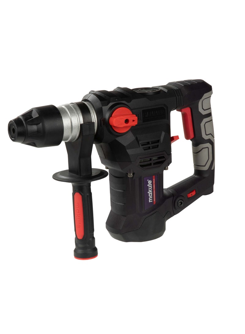 makute Heavy Duty Electric Hammer Drill, 1500W, 7.2J Impact Energy, 32mm & 30mm Specifications, 220-240V 50/60Hz, No-Load Speed 300-860r/min, HD012 - Image 1