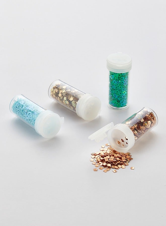 LAWAZIM Glitter glue 4 piece | Rainbow Glue Stick Set for Arts and Crafts Projects, Slime Supplies, Scrapbooking, Cards - Image 3