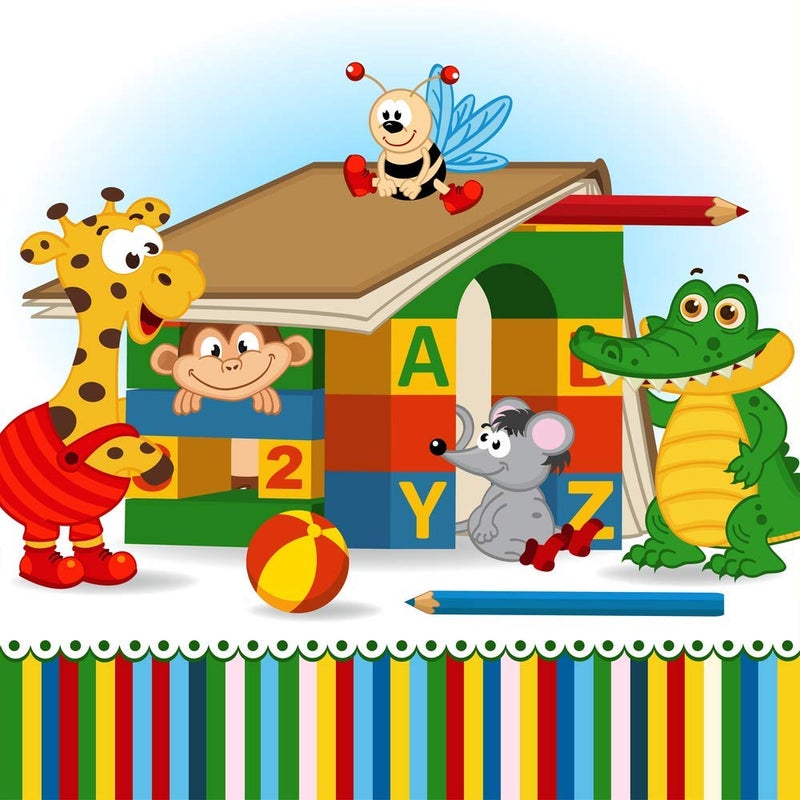 5 Ace school play |Kids Room Posters|Poster for Play Schools|Cartoon Poster|Poster for Every Room,Office, Gym|Learning Poster|Self Adesive Sticker Paper Poster - Image 5