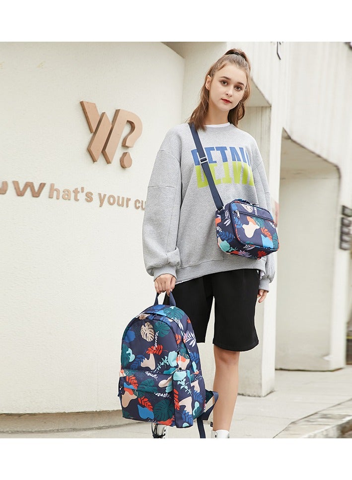 SKT Shiketro Two-piece Student Backpack Qutdoor Printed Waterproof Backpack - Image 3