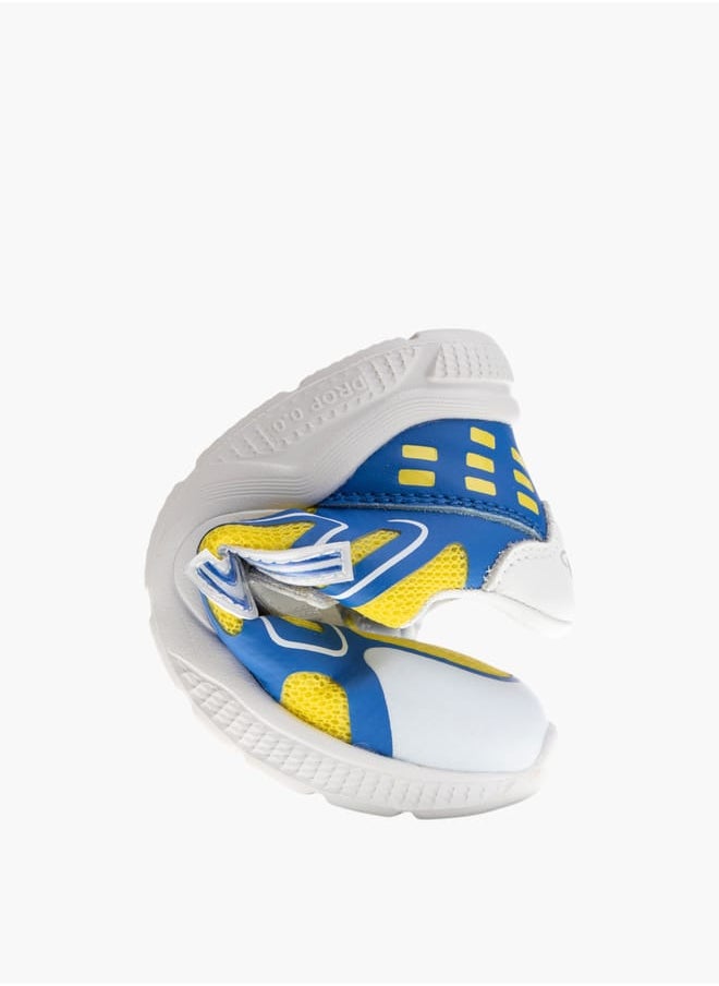 Pablosky - Boys Panelled Shoes With Hook And Loop Closure - Image 1