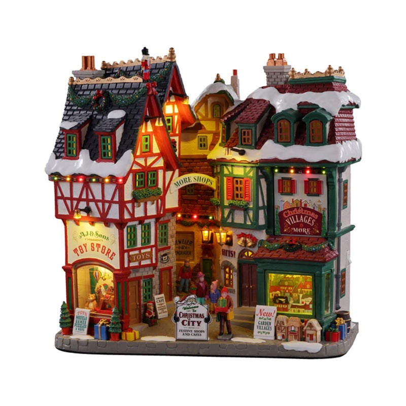 Lemax Christmas Village Christmas City Battery Operated 45V 15739