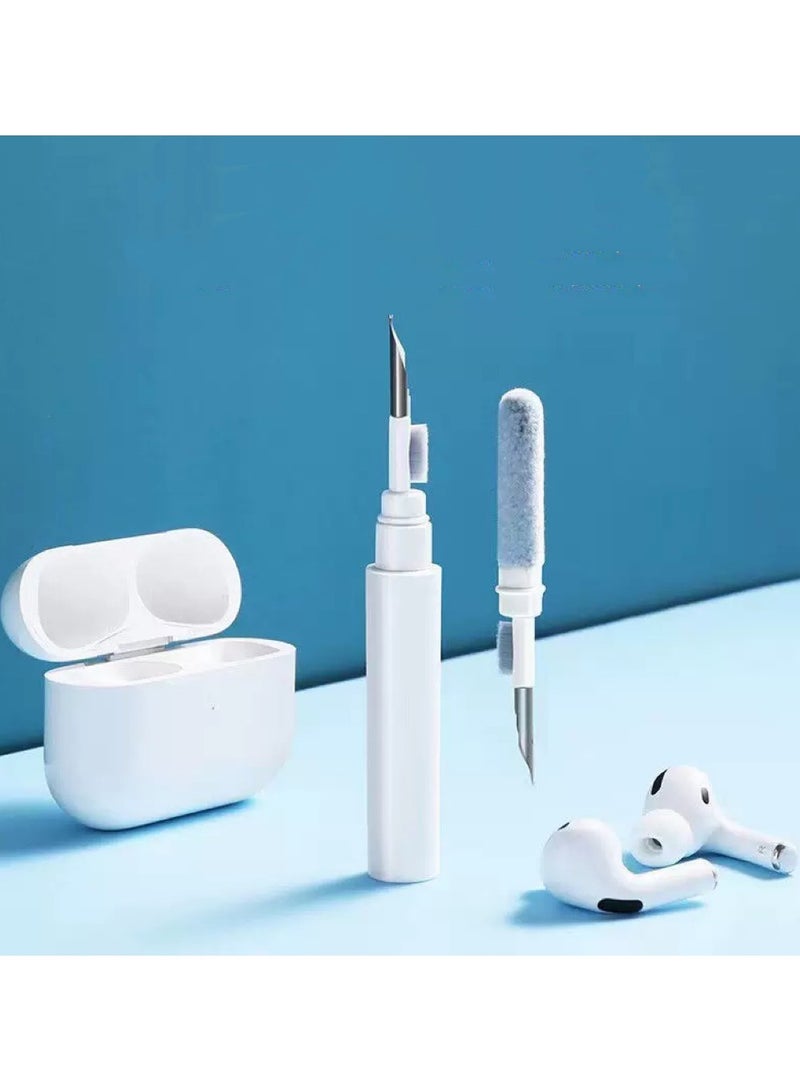 3in 1 Multifunction Earbuds Cleaning Pen Kit with Soft Brush for Wireless Earphones, Headphones, Charging Box Accessories, Computer, Keyboard - Image 1