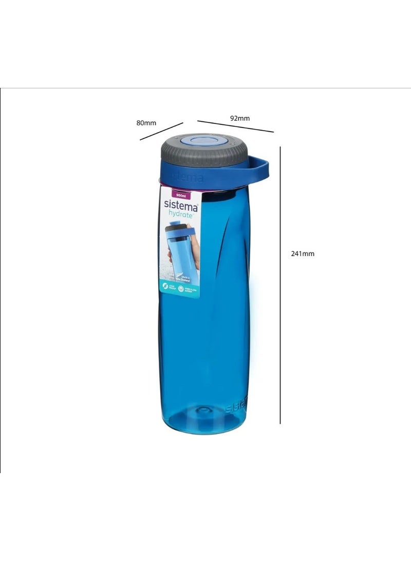 Sistema Twist n Chug Bottle 900ml Twist n Chug Bottle 900ml. (Minty Teal, Ocean Blue, Misty Purple) - 1pcs - Image 4
