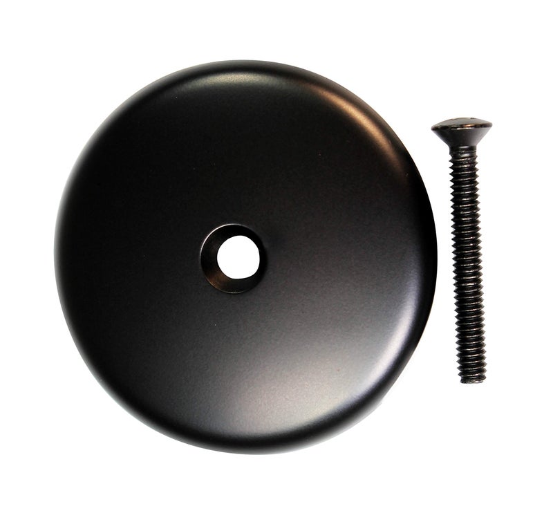 Westbrass D931K-12 Universal 1-3/8" Fine Thread Tip-Toe Bathtub Drain Plug Trim Set with One-Hole Overflow Faceplate and 1-1/2" Adapter Bushing, Oil Rubbed Bronze - Image 4