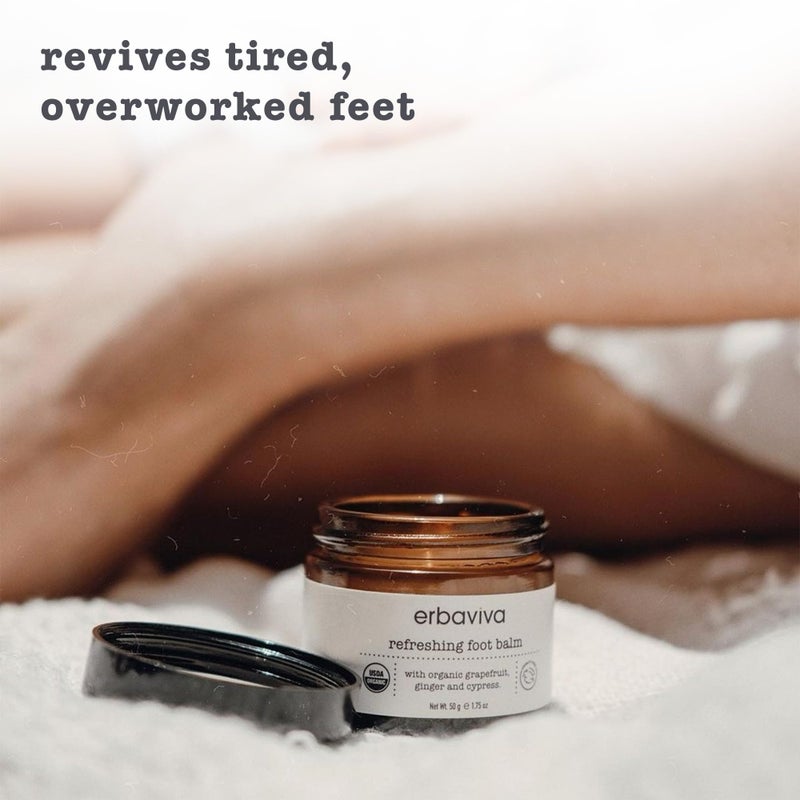 erbaviva Refreshing Foot Balm, 1.75 oz - Image 4