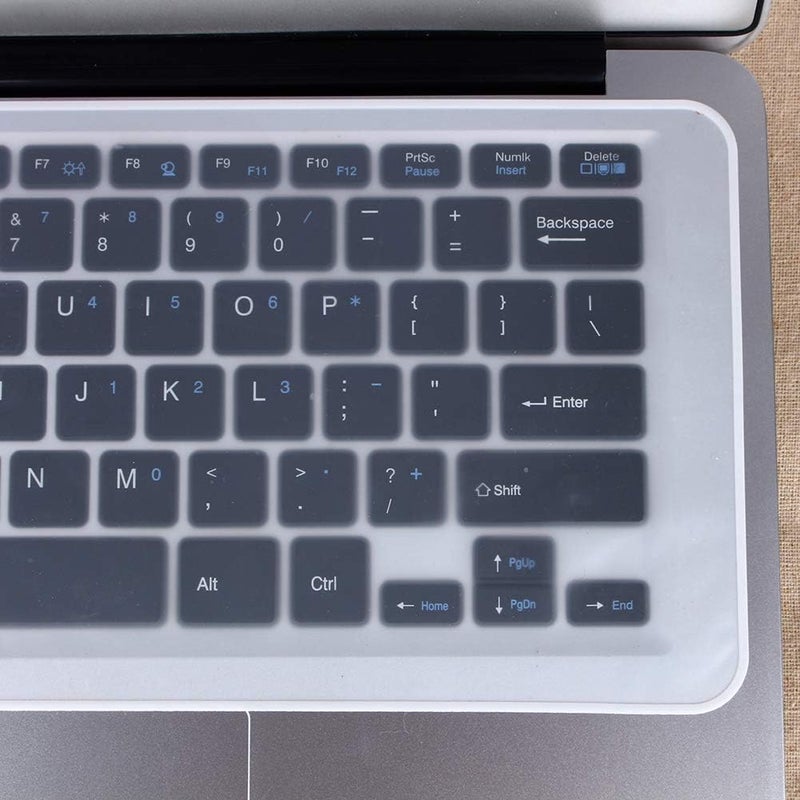 Denash Ultra Thin Clear Silicone Keyboard Cover Skin Protector for 15-17 Inch Notebooks - Image 3