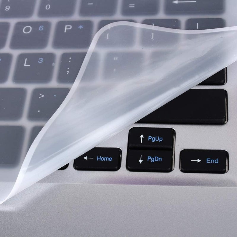 Denash Ultra Thin Clear Silicone Keyboard Cover Skin Protector for 15-17 Inch Notebooks - Image 5