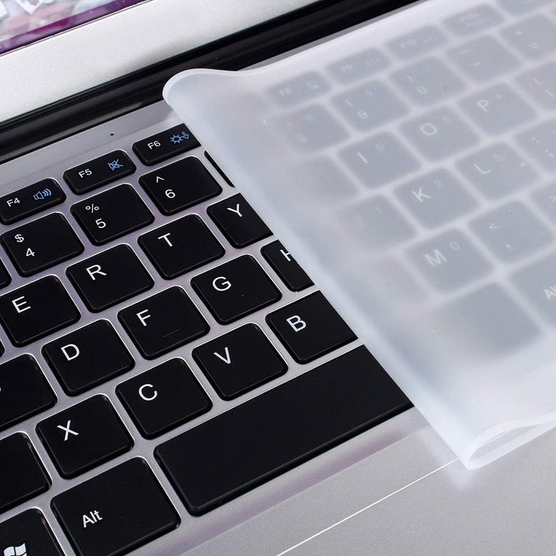 Denash Ultra Thin Clear Silicone Keyboard Cover Skin Protector for 15-17 Inch Notebooks - Image 2