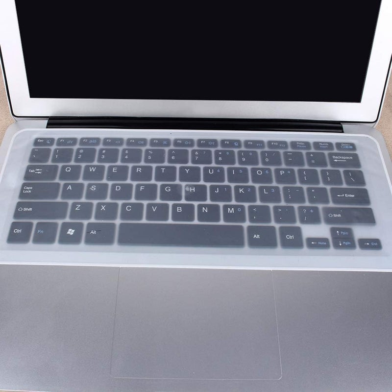 Denash Ultra Thin Clear Silicone Keyboard Cover Skin Protector for 15-17 Inch Notebooks - Image 4
