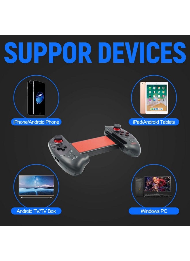 Pg 9083S Wireless 3.0 Stretching Extendable Gamepad Telescopic Game Controller Joystick Pad For 5 10 Inch Android Smart Phone Tablet Windows Pc (Not For Ios)