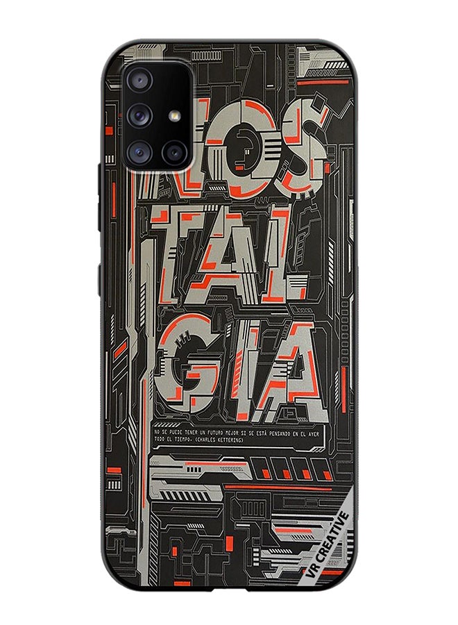 VR CREATIVE Protective Case Cover For Samsung Galaxy A51 5G Nostalgia Design Multicolour - Image 1