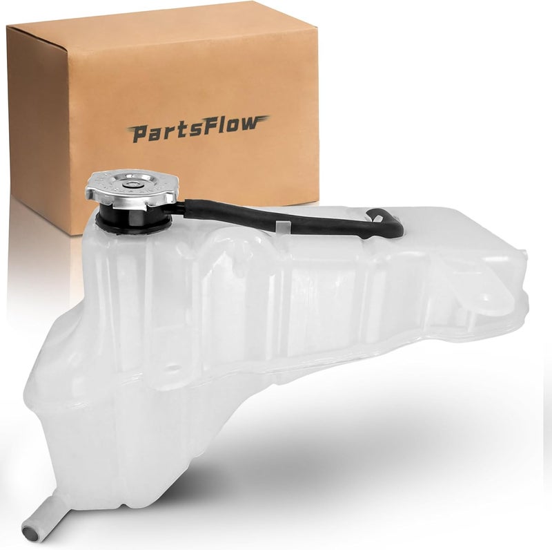 PartsFlow Coolant Recovery Tank Reservoir for Chrysler 300, Dodge Challenger, Charger, and Magnum (2005-2010) - Image 1