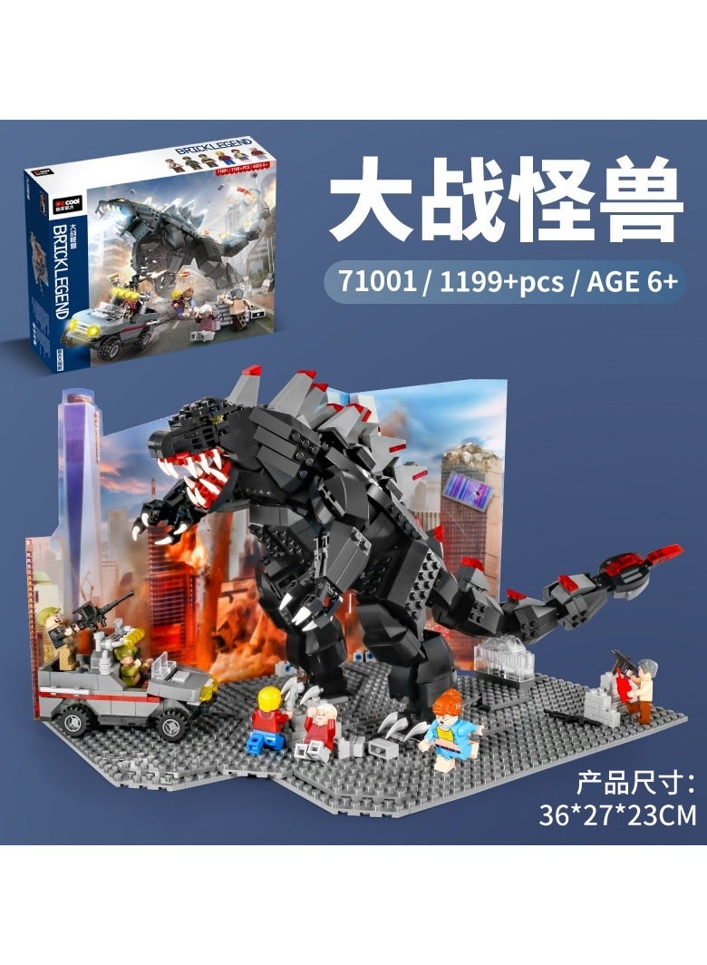UNIVERSAL Diku 71001-02 Battle Monster Chinese Building Block Assembly Toy Decoration Model Children's Gift - Image 2