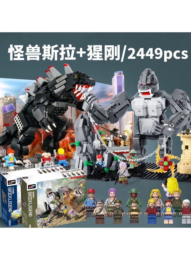 UNIVERSAL Diku 71001-02 Battle Monster Chinese Building Block Assembly Toy Decoration Model Children's Gift - Image 1