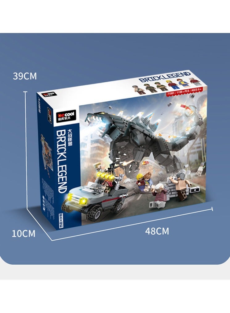 UNIVERSAL Diku 71001-02 Battle Monster Chinese Building Block Assembly Toy Decoration Model Children's Gift - Image 5