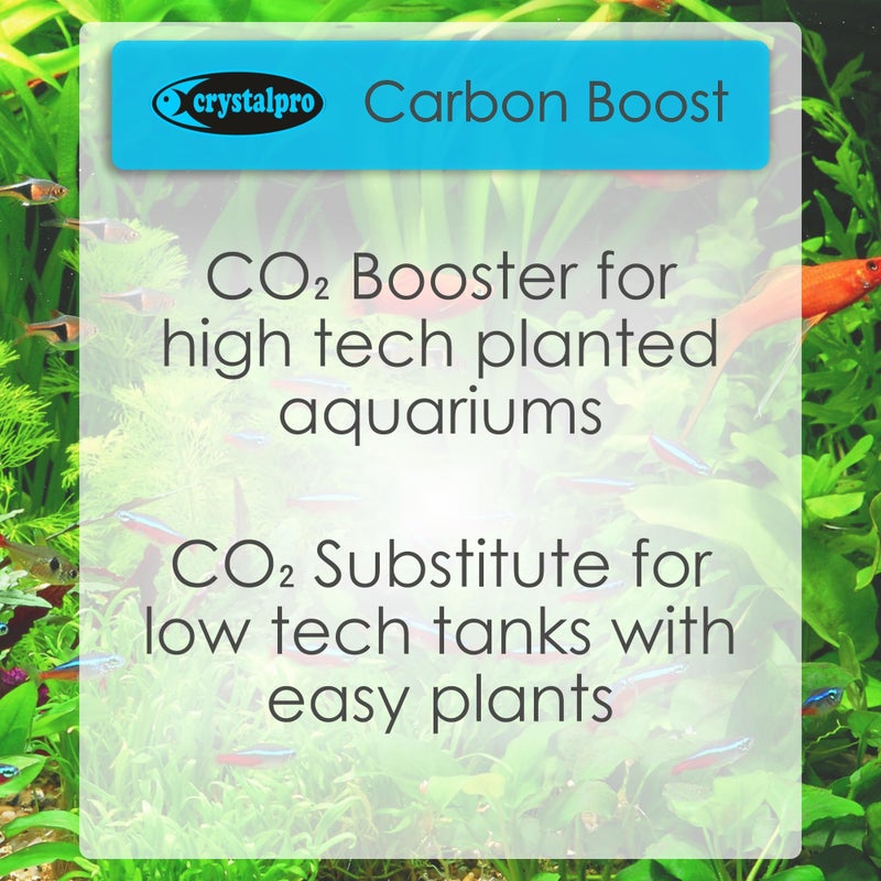 crystalpro Carbon Boost - Liquid Carbon Source for Aquarium Plants - CO2 Alternative for Faster Growth in Freshwater Tanks - Part of The Flora Nutrition Series - 4.2 fl oz - Image 4